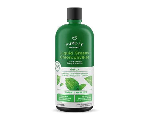 Pure - Le Organic Liquid Greens Mint 450ml - Nature's Source Inc