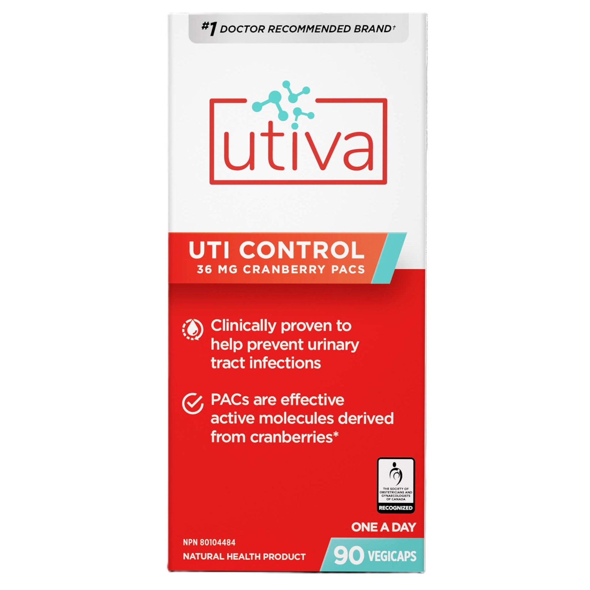 Utiva Cranberry PACs 90c