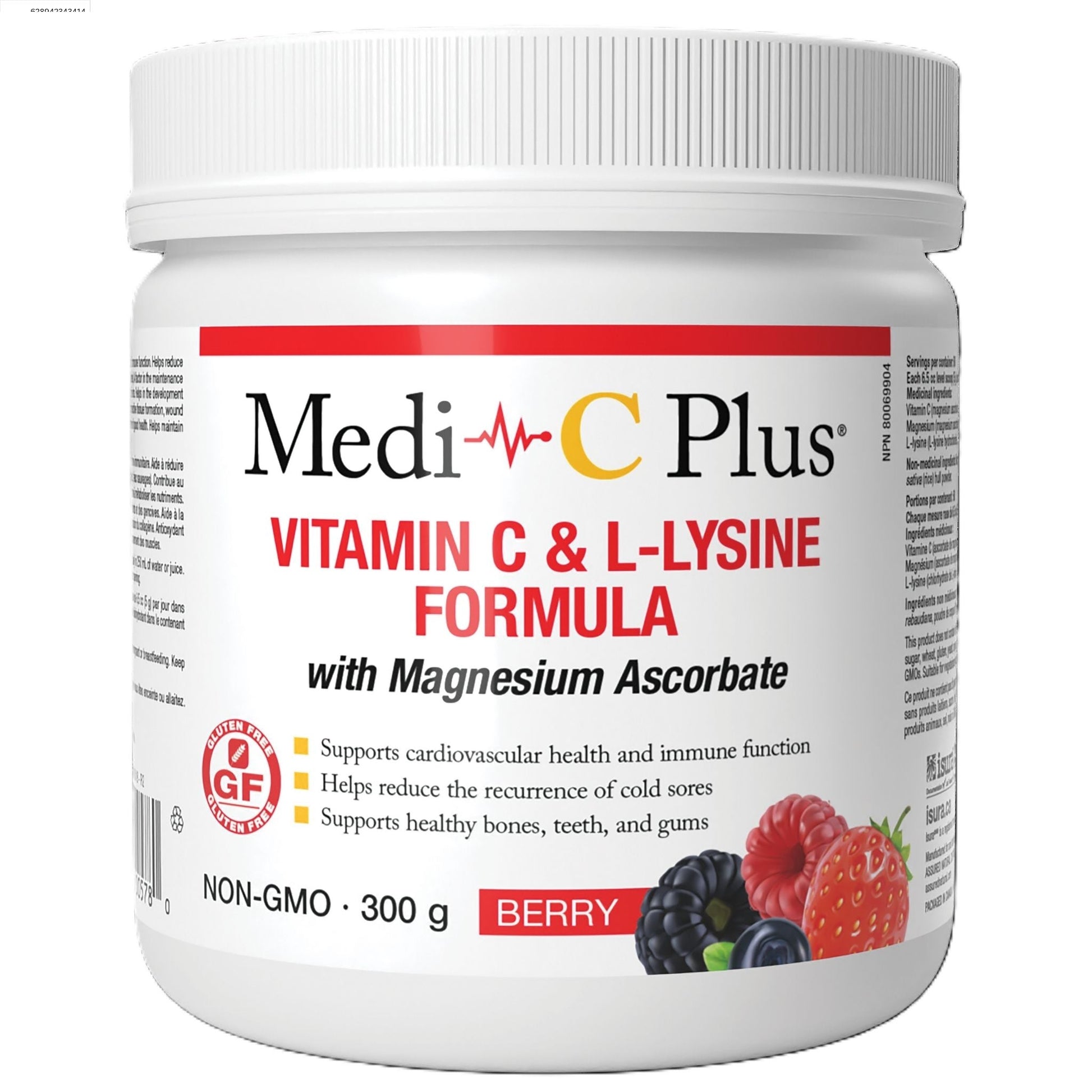 Medi-C Plus With Magnesium Ascorbate Berry 300g