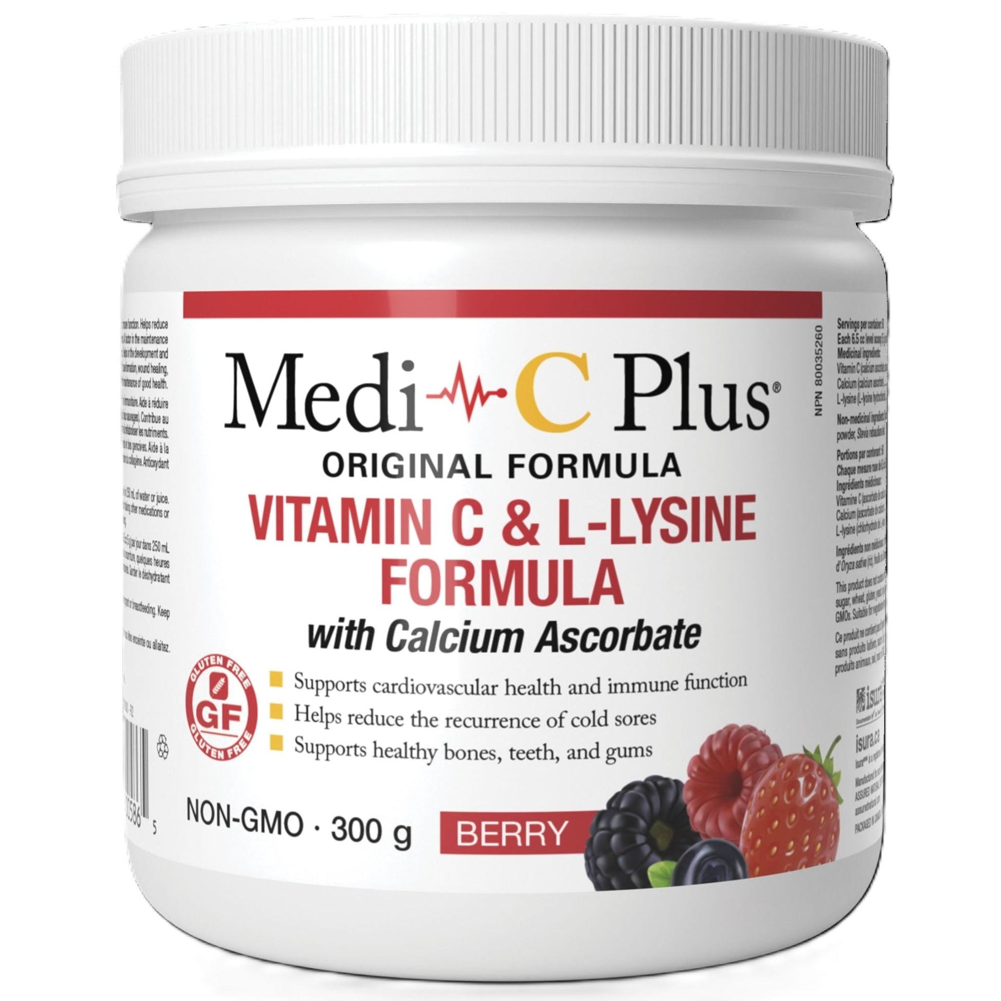 Medi-C Plus With Calcium Ascorbate Berry 300g