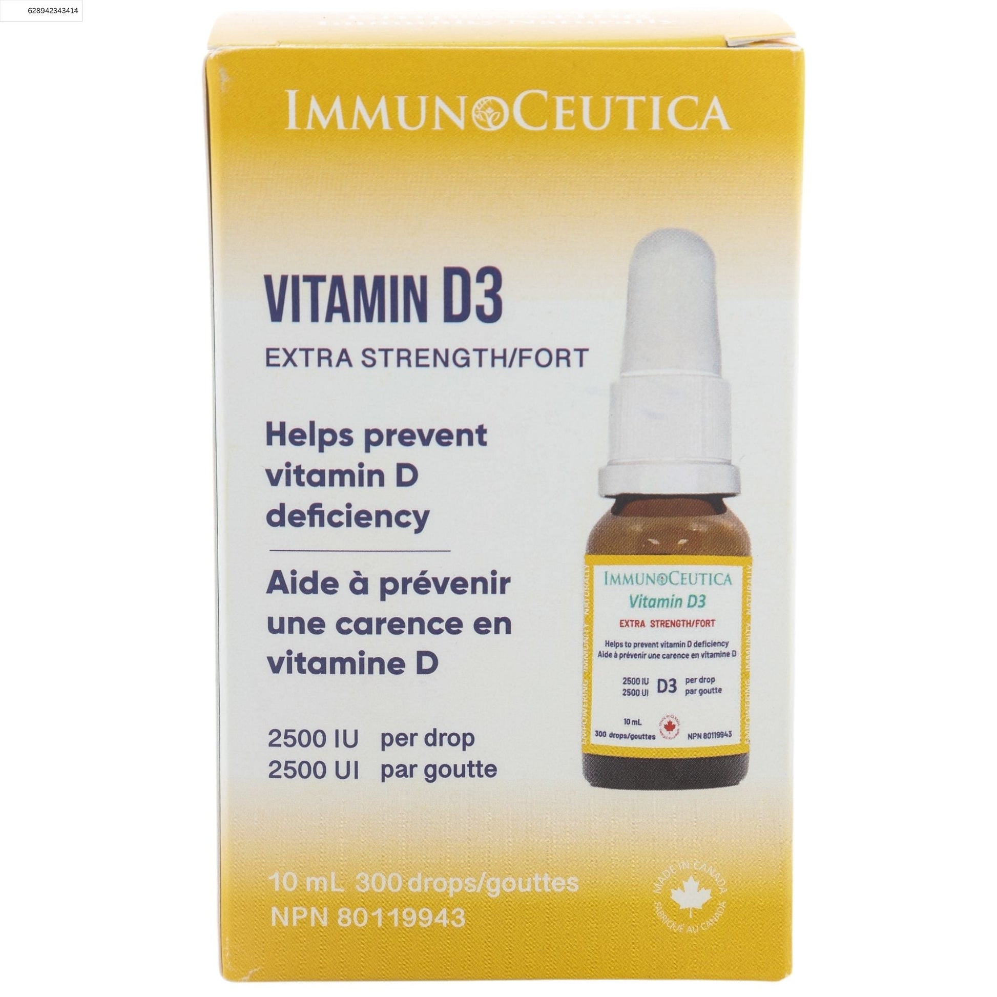 ImmunoCeutica Vitamin D3 Extra Strength 10ml