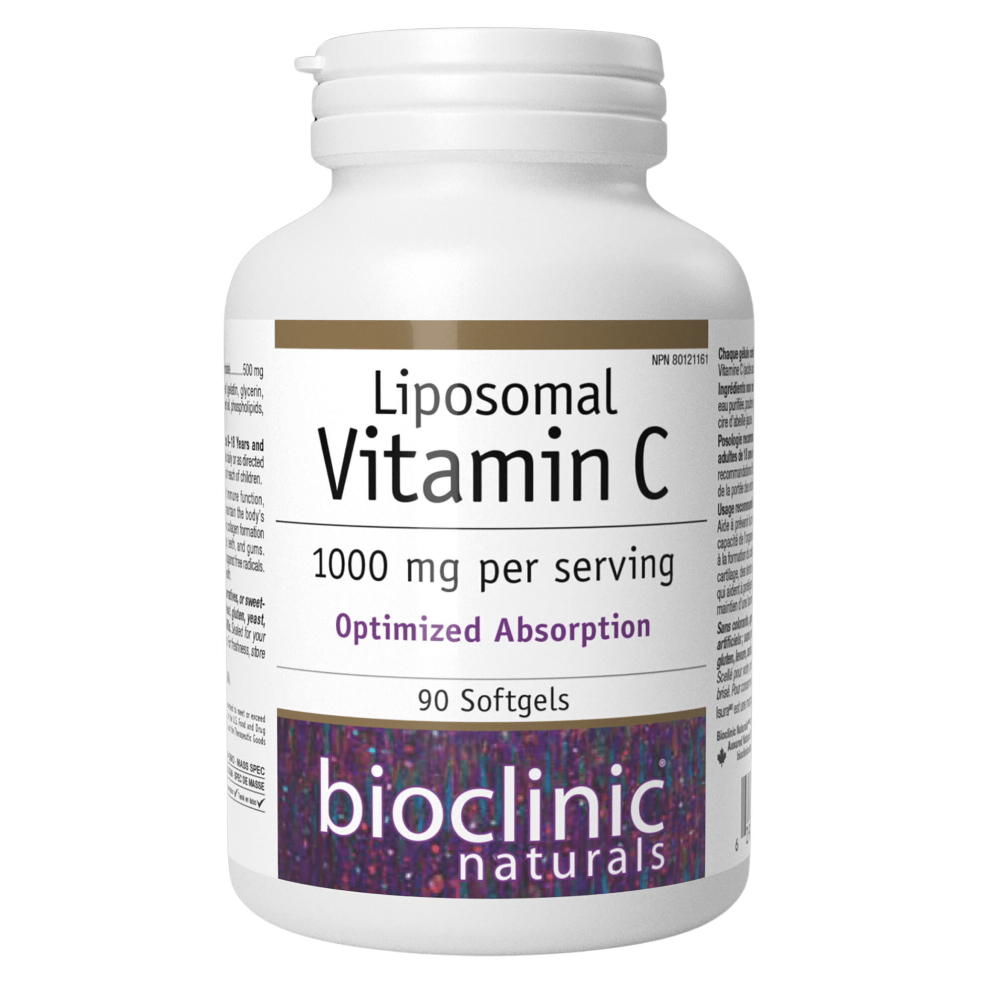 Bioclinic Naturals Liposomal Vitamin C 1000mg 90 Softgels