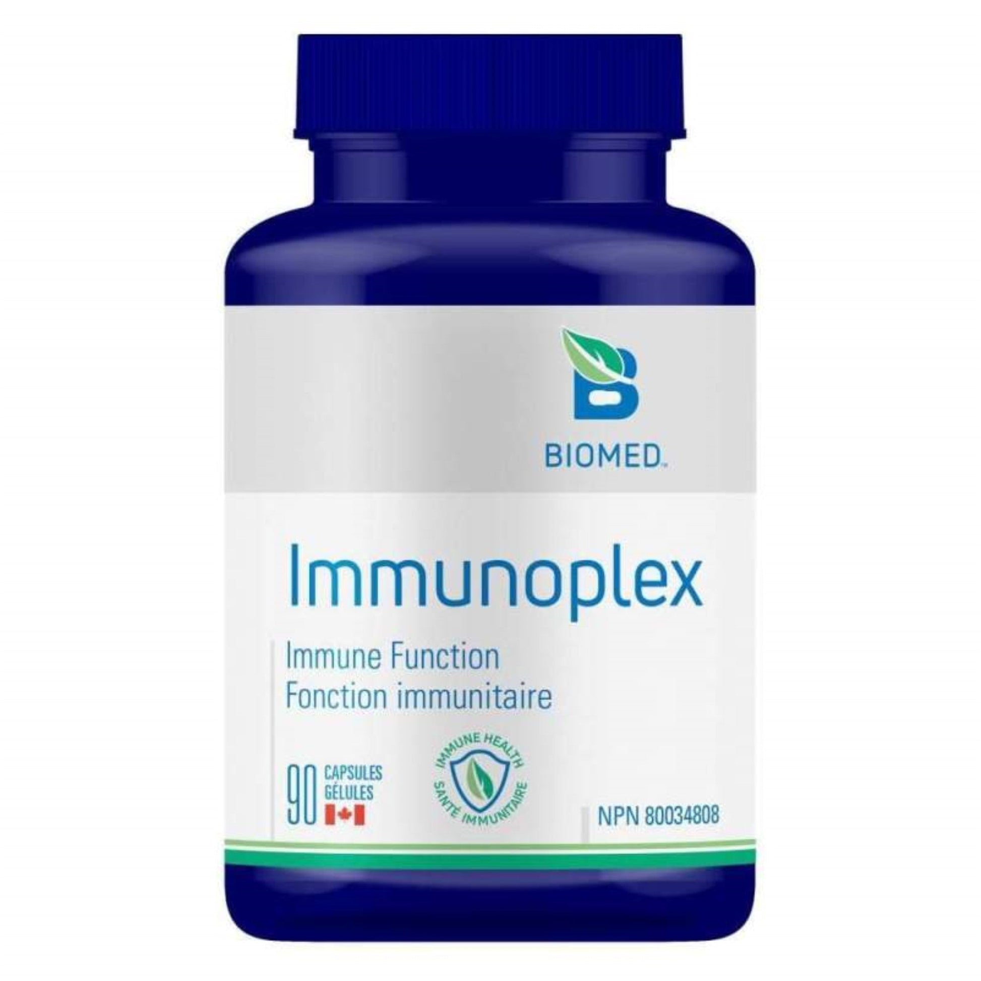 Biomed Immunoplex 90 Capsules - Strengthen the Immune System, Support Thymus Gland Function, Decrease Frequency and Duration of Colds and Flu, Help Fighting Infections