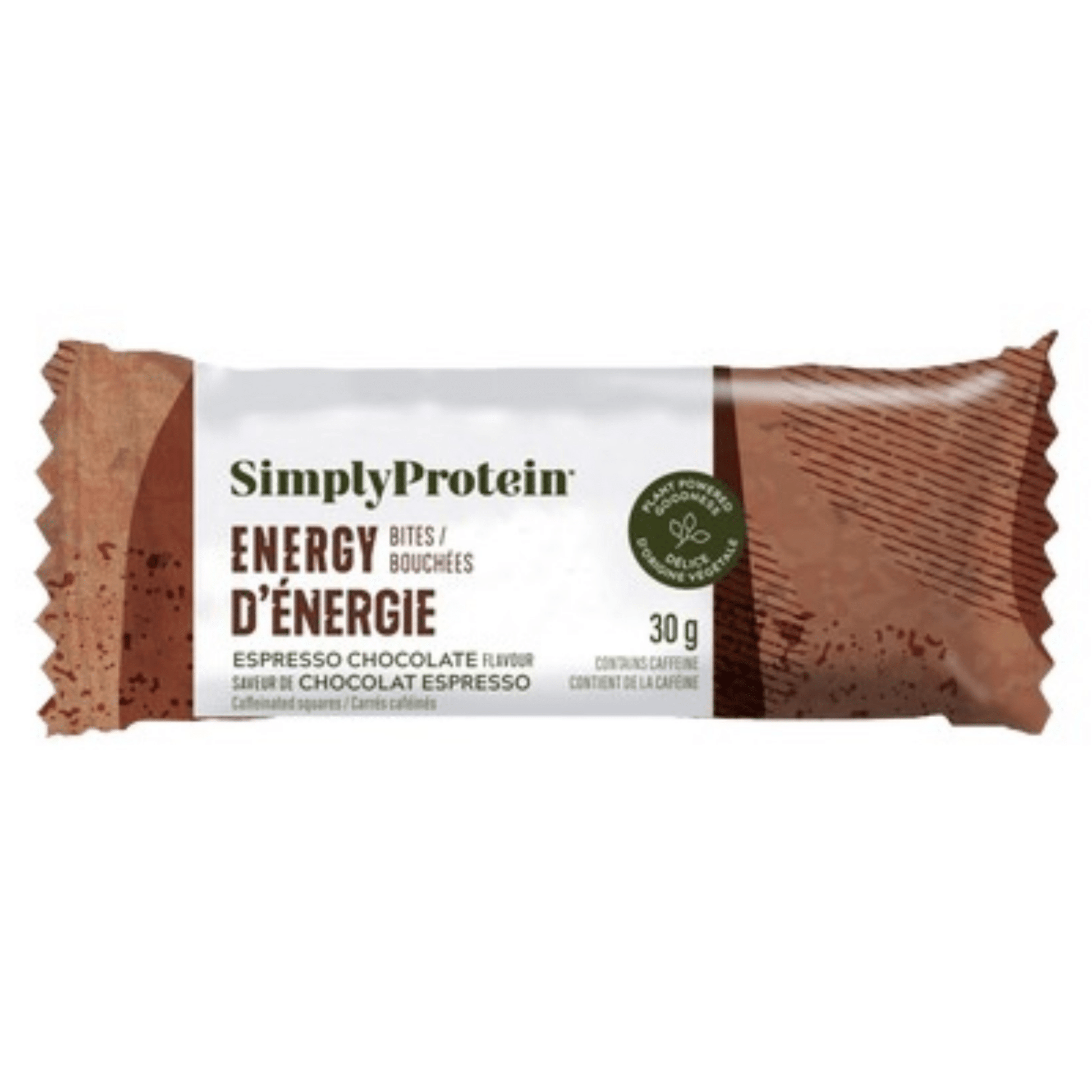 SimplyProtein Energy Bites Espresso Chocolate 30g - Delicious On-The-Go Snack, High-protein Gluten-Free Snack, Protein Energy Bites