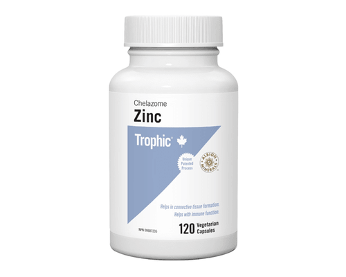 Trophic Zinc Chelazome 30mg 120 Veg-Caps