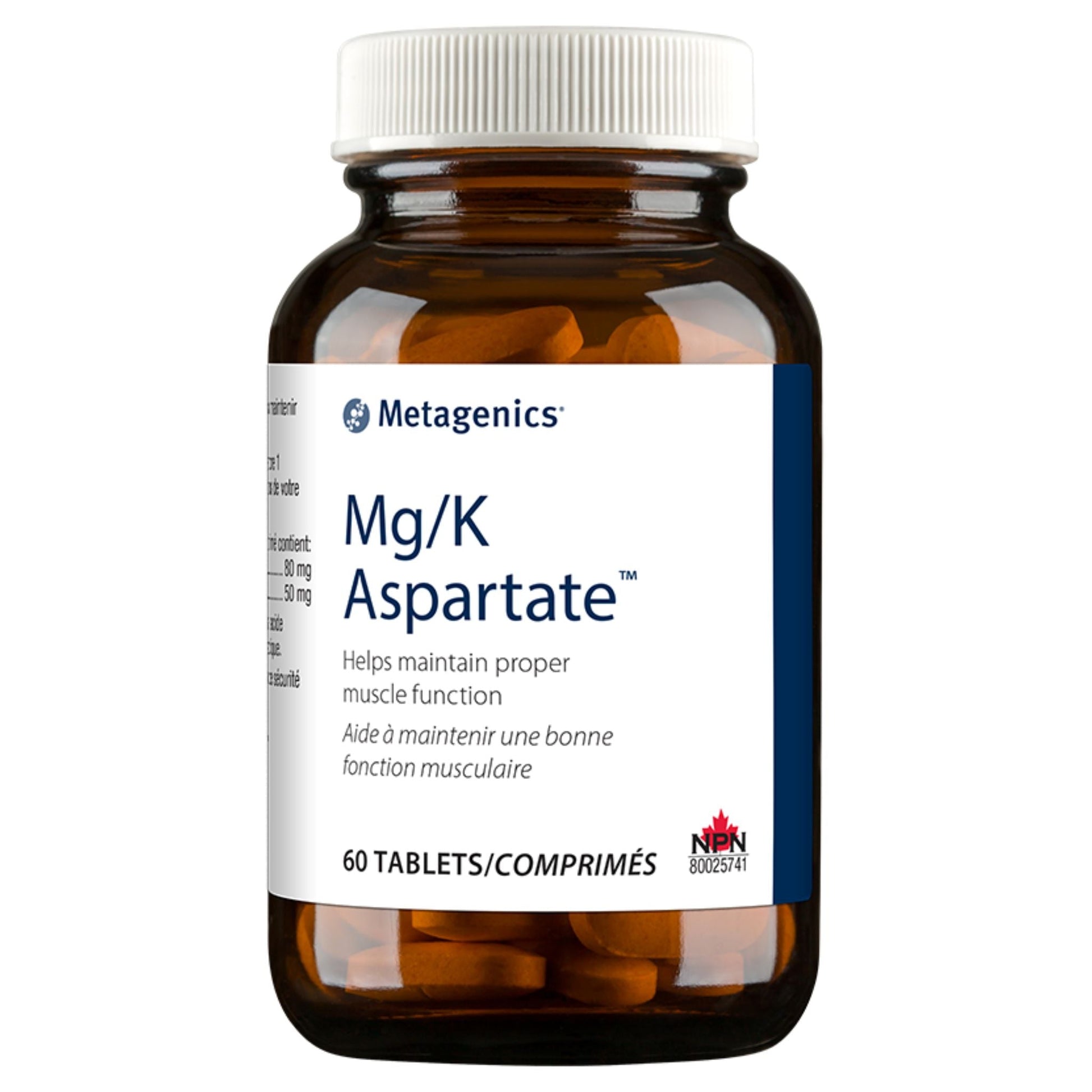 Metagenics Mg/K Aspartate 60 Tablets