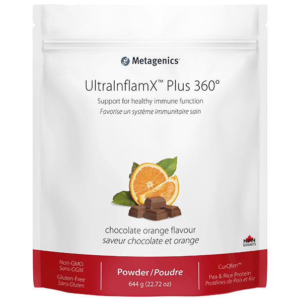 Metagenics UltraInflamX Plus 360 Choc Orange 644g