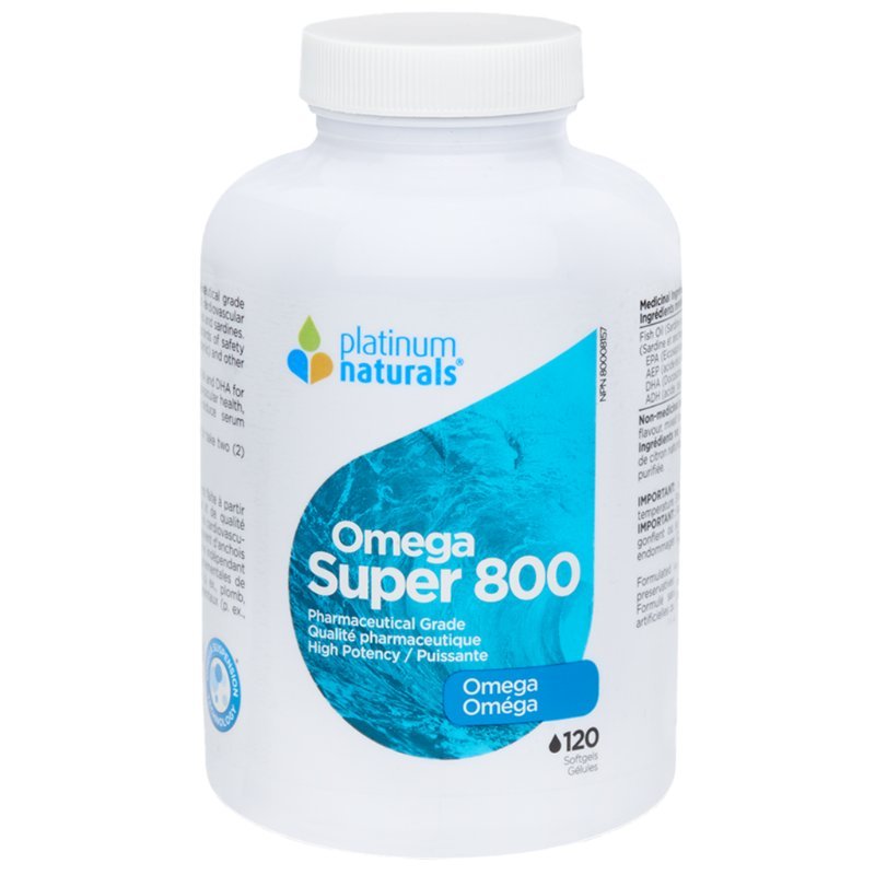 Platinum Naturals Omega Super 800 120 Softgels