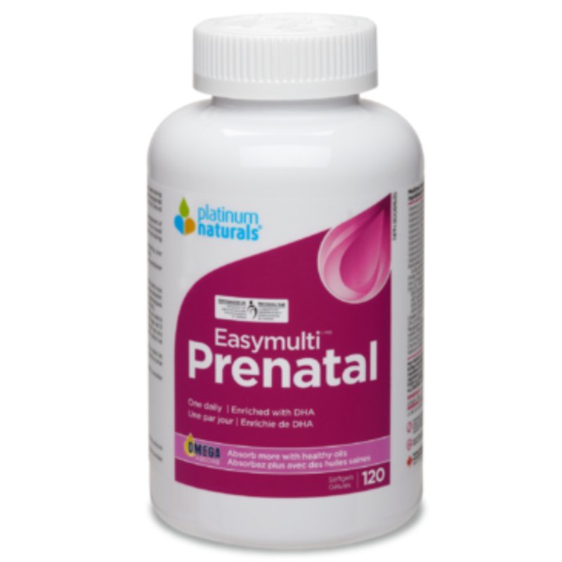 Platinum Naturals Prenatal Easymulti 120 Vegan Capsules