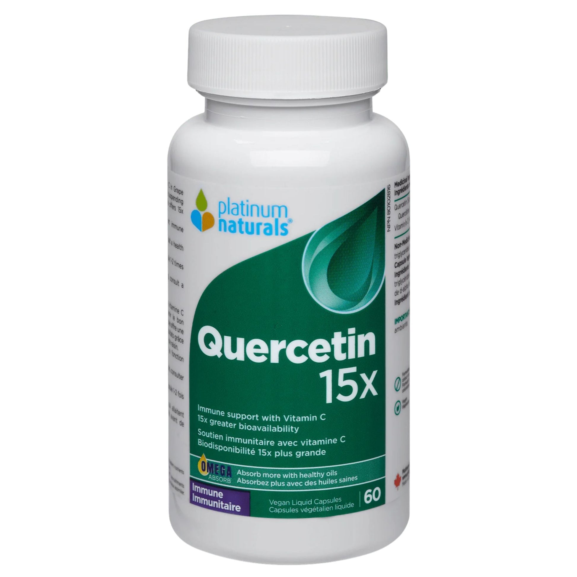 Platinum Quercetin 15x 60 Capsules