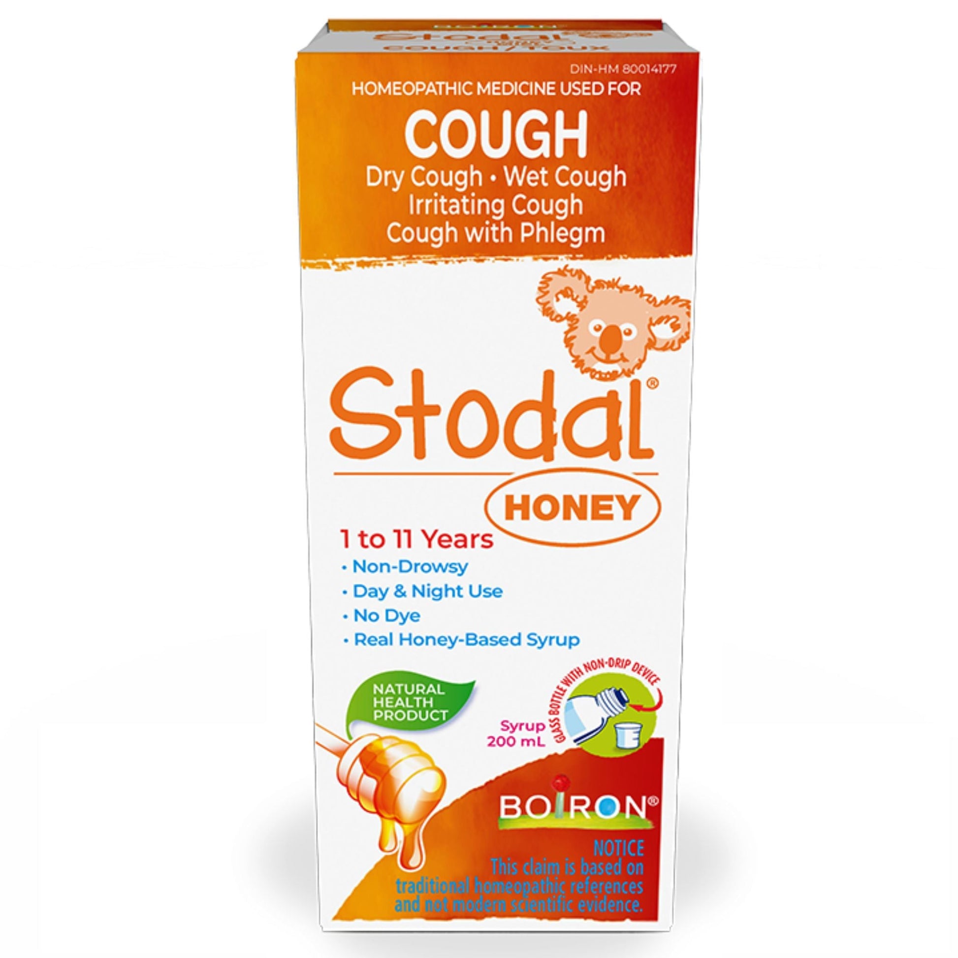 Boiron Stodal Kids Honey 200ml - For Cough