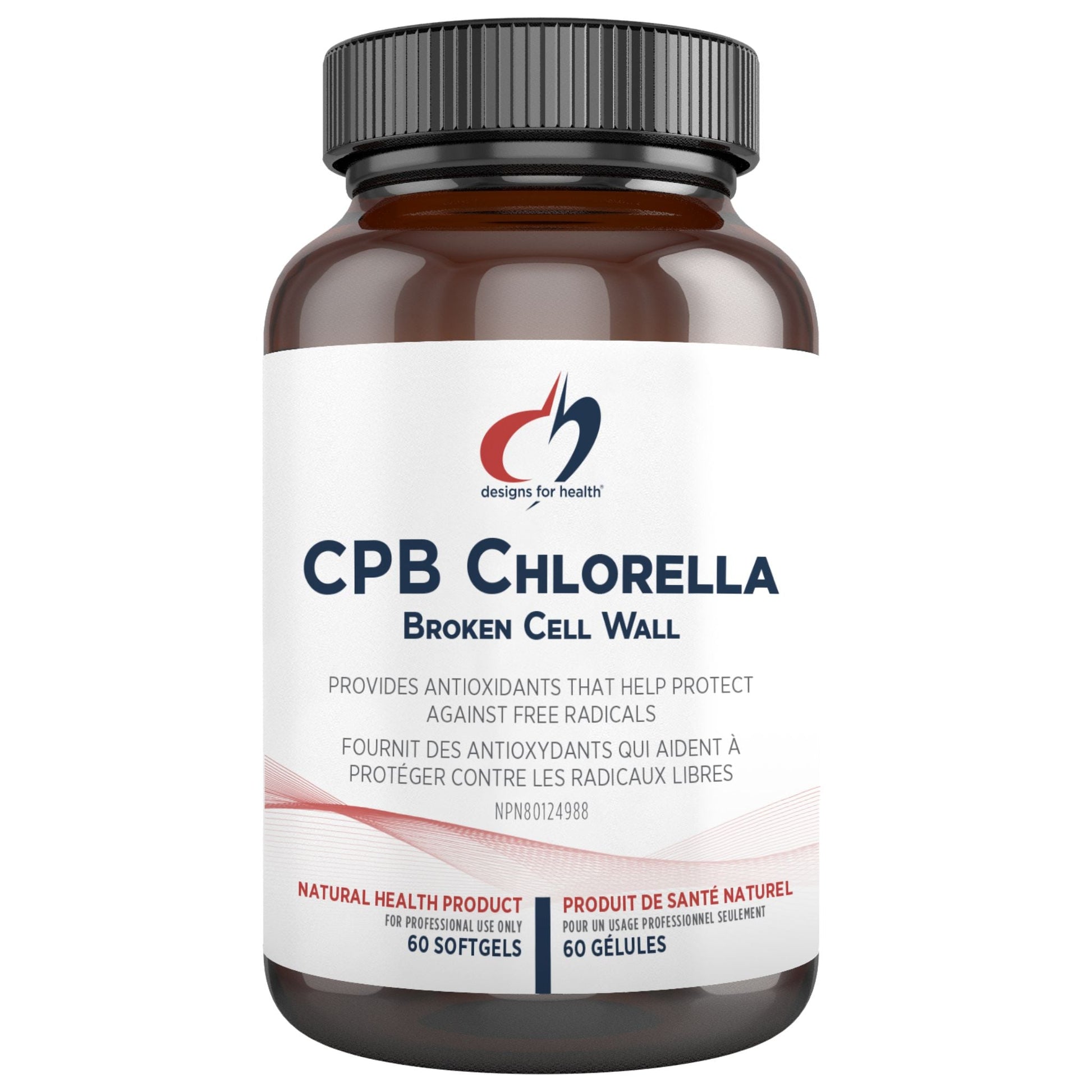 Designs for Health CPB Chlorella  60 Softgels - Rich in Antioxidants, Supports Natural Detoxification in the Gastrointestinal Tract, Healthy Liver Function, and Cellular Health