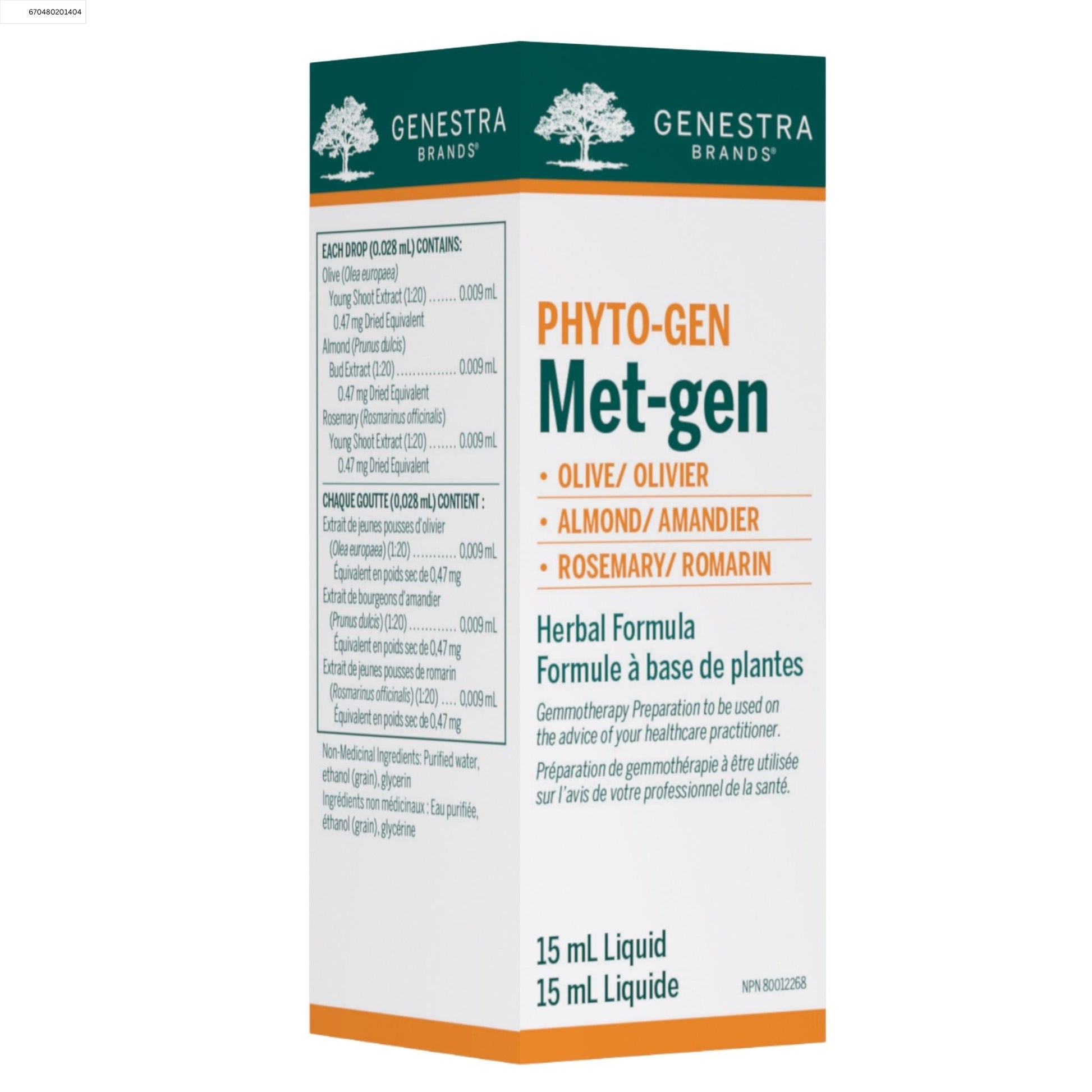Genestra Phyto-gen Met-gen 15ml