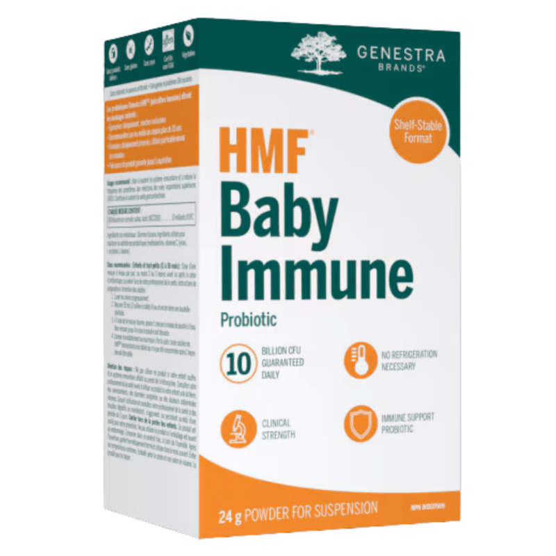 Genestra HMF Baby Immune 24g - Promotes Gastrointestinal Health, Helps To Reduce Incidence Of Upper Respiratory Tract Infection (URTI) Symptoms, Effective For Both Formula-Fed And Breastfed Babies