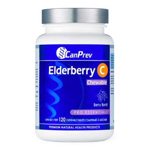 CanPrev Elderberry C Chew Berry Burst 120ct