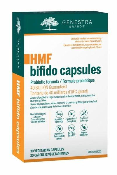 Genestra Brands HMF Bifido Probiotic 30 Veg Capsules - Nature's Source Inc
