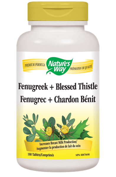 Nature's Way Fenugreek - Blessed Thistle 180 Tablets - Nature's Source Inc