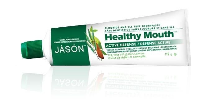 Jason Healthy Mouth Fluoride Free Toothpaste 119g - Nature's Source Inc