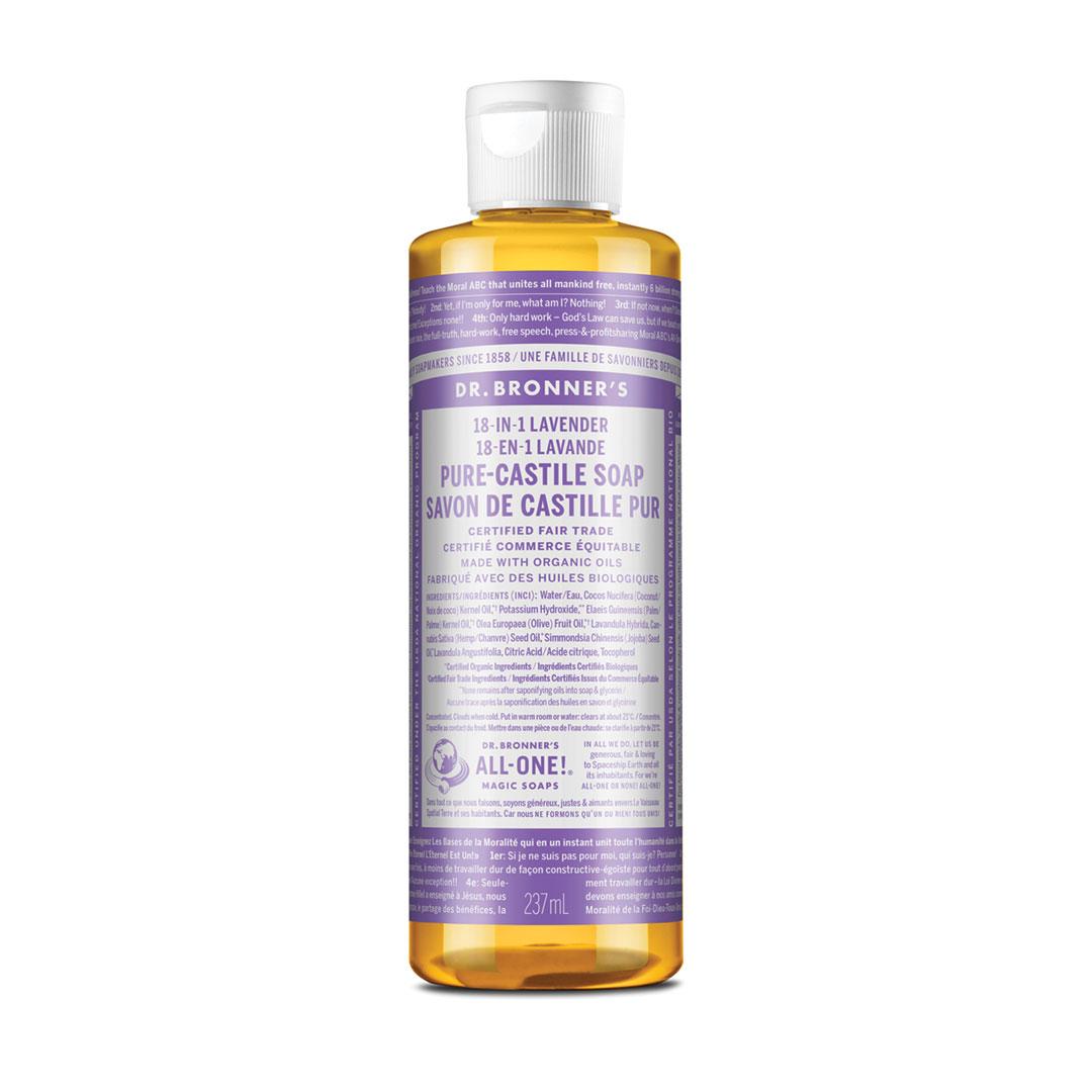 Dr. Bronner's Pure Castile Soap Lavender 237ml - Nature's Source Inc