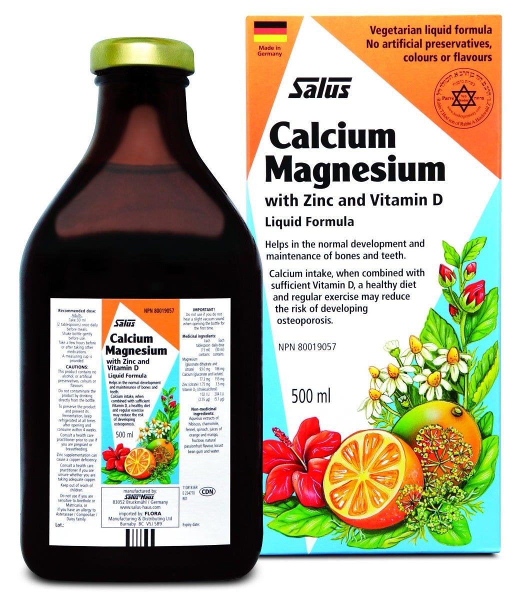 Salus Calcium Magnesium - 500ml - Nature's Source Inc