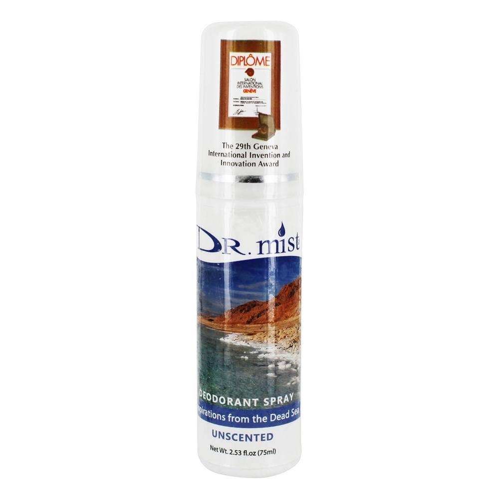 Dr. Mist Deodorant Spray Unscented 75ml - Nature's Source Inc