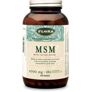 Flora MSM 1000 mg 180 Capsules - Nature's Source Inc