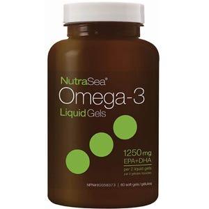 NutraSea Liquid Gels Mint 60 Softgel - Nature's Source Inc
