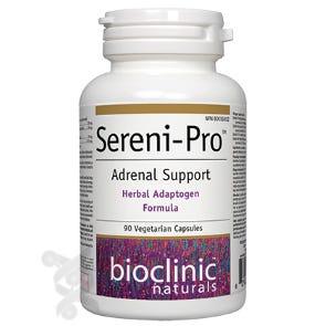 BioClinic Naturals Sereni - Pro 90 Vegan Caps - Adrenal Support, Anti - stress and Antioxidant Adaptogens Restore, Decrease Cortisol Response to Stress - Nature's Source Inc