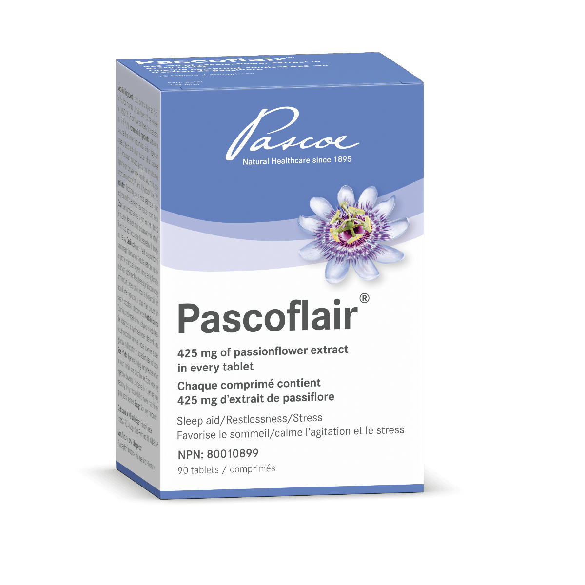 Pascoe Canada Pascoflair 90 Tablets - Naturally Calms Mind, Sleep Aid to Relief Restlessness and Stress - Nature's Source Inc