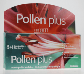 Homeocan Pollen Plus (Allergy - Relief) - 5+1 Single - Dose Tubes x 1g - Nature's Source Inc