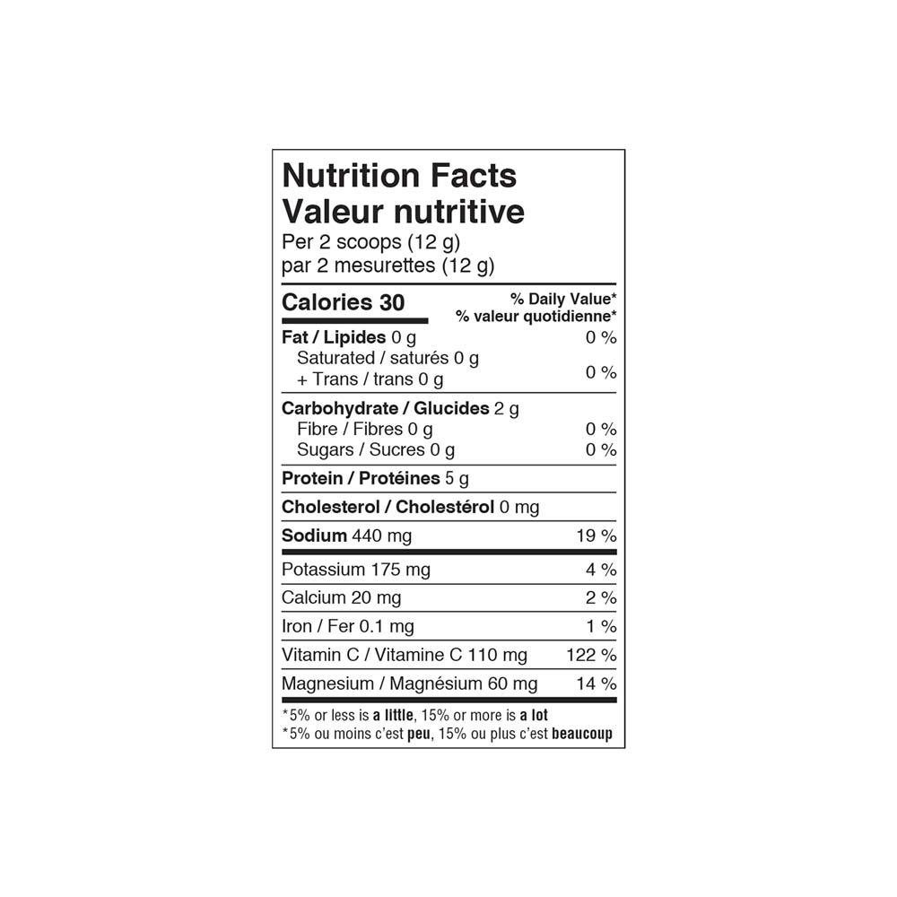 Organika Electrolytes + Collagen Strawberry Peach 360g - Nature's Source Inc