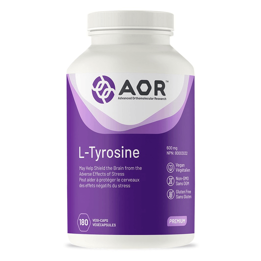 AOR L - Tyrosine 180 Veggie Caps - Nature's Source Inc