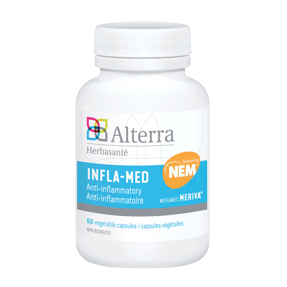 Alterra Infla - Med 60 Veg - Caps - Nature's Source Inc