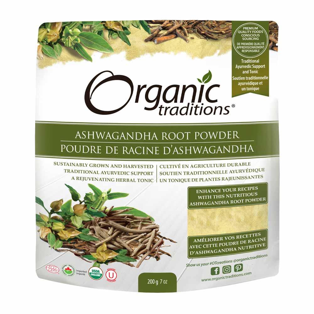 Organic Traditions Ashwagandha Root Powder - 200g - Nature's Source Inc