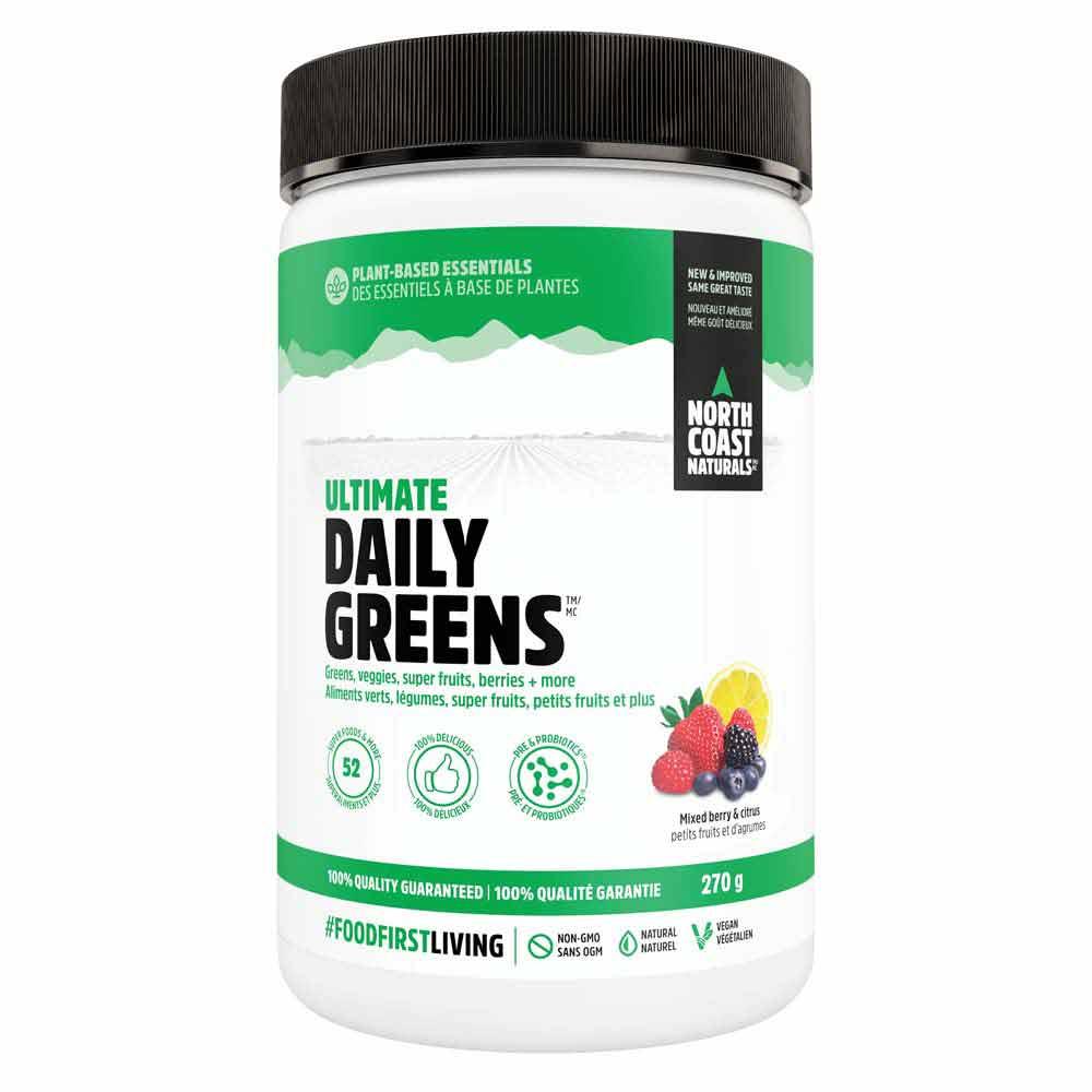 North Coast Naturals Mixed Berry & Citrus Ultimate Daily Greens - 540g - Nature's Source Inc