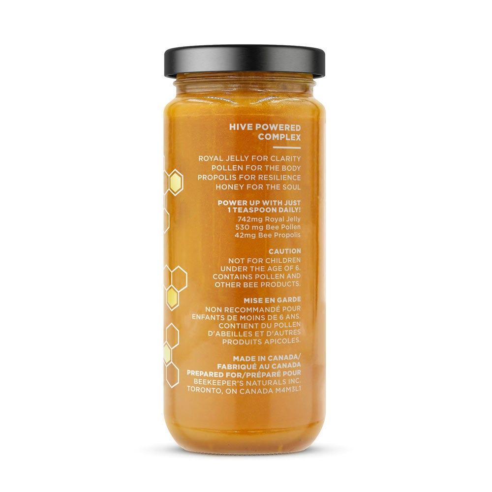 BeeKeepers Naturals Powered Superfood Raw Honey 330g - Nature's Source Inc