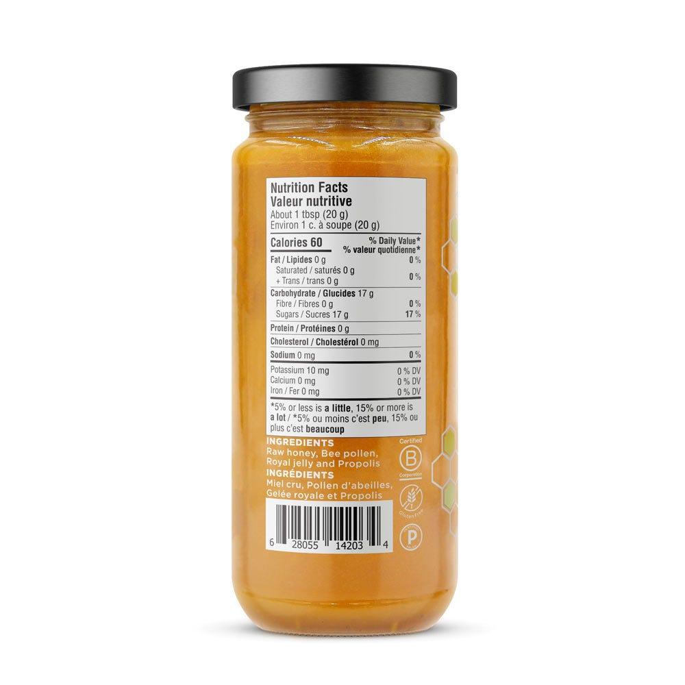 BeeKeepers Naturals Powered Superfood Raw Honey 330g - Nature's Source Inc