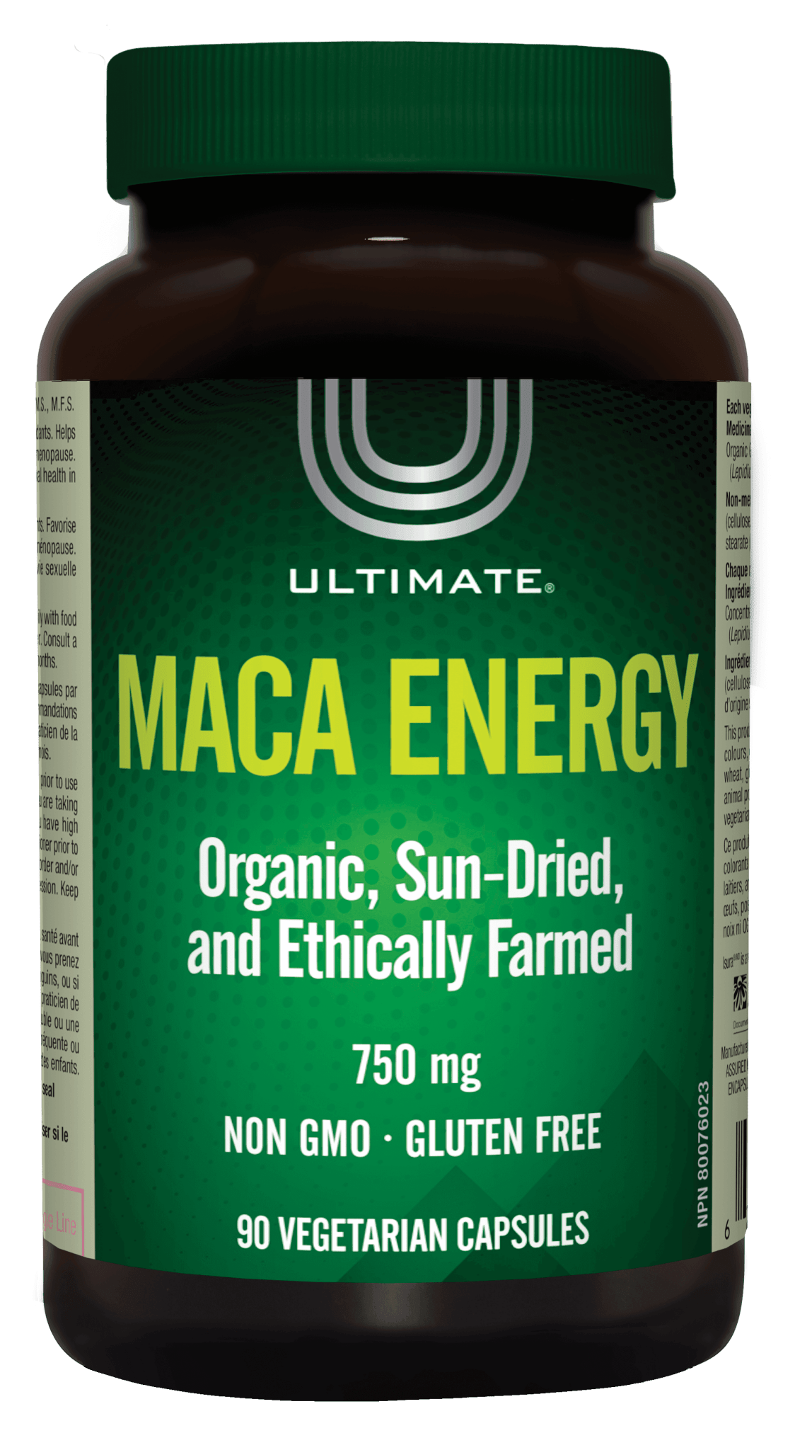 Ultimate Maca Energy 750mg 90 Vegetarian Capsules - Nature's Source Inc