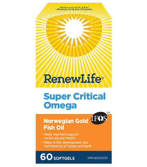 Renew Life N/G Super Critical Omega 60 Softgels - Nature's Source Inc
