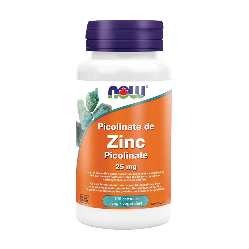 Now Zinc Picolinate 25mg 100ct - Nature's Source Inc