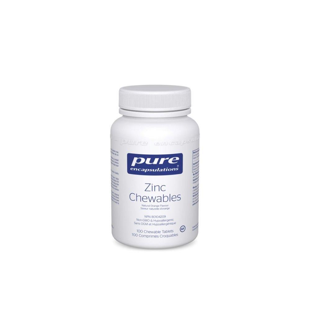 Pure Encapsulations Zinc Chewables 100tb - Nature's Source Inc