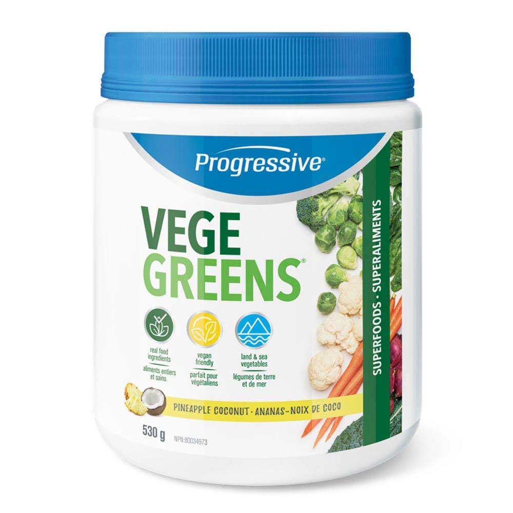 Progressive VegeGreens Pineapple Coconut 530g - Nature's Source Inc