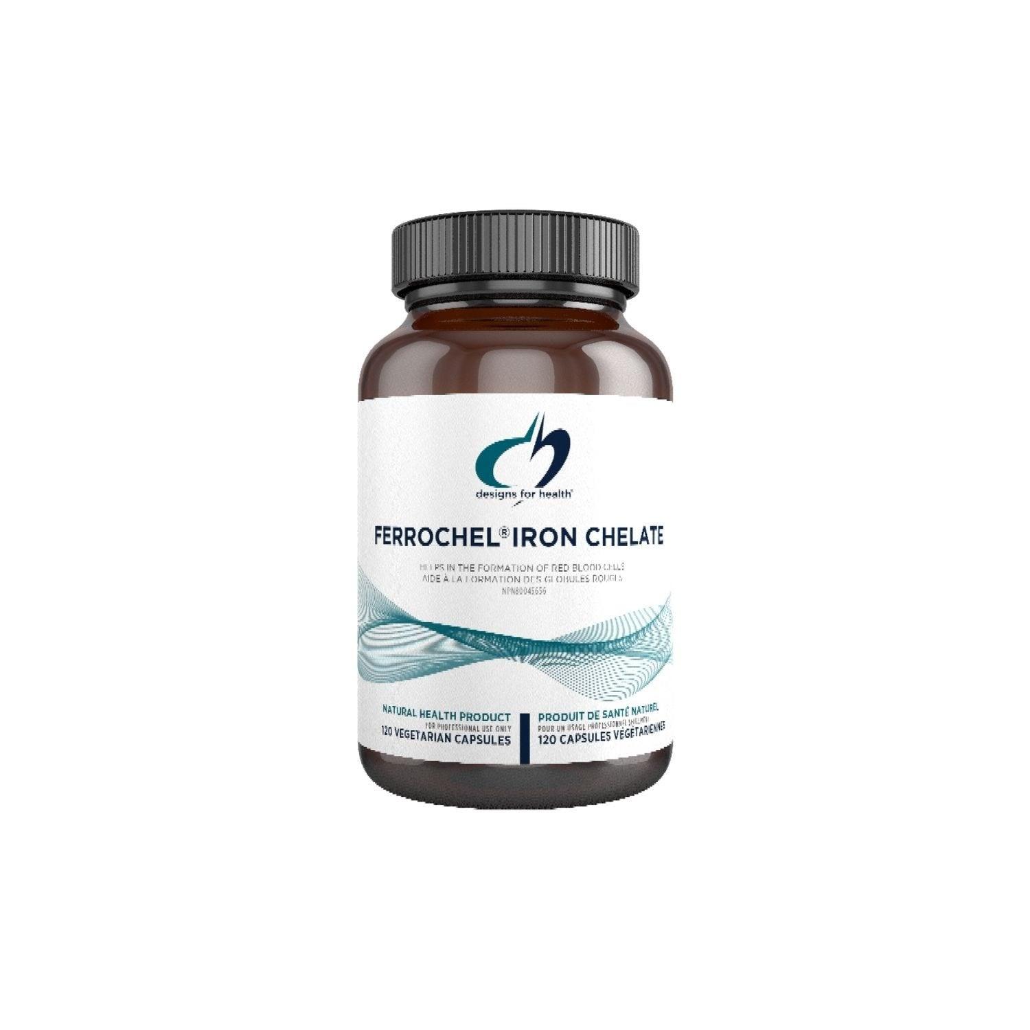 Designs for Health Ferrochel® Iron Chelate 120 Capsules - Nature's Source Inc