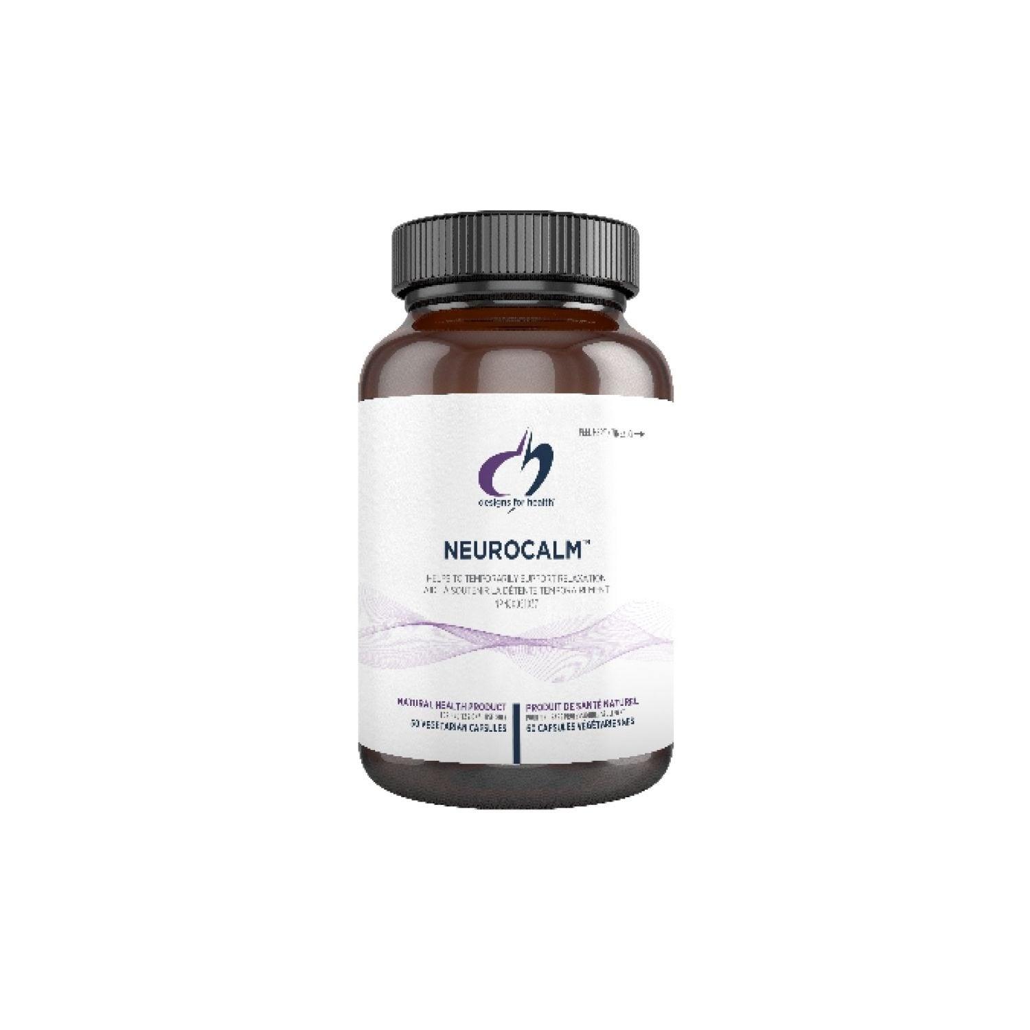 Designs for Health NeuroCalm™ 60 Capsules - Aids Feelings Of Calmness And Relaxation, Supports Occasional Anxiety And Healthy Stress Response, Promote Production Of Calming Neurotransmitters - Nature's Source Inc