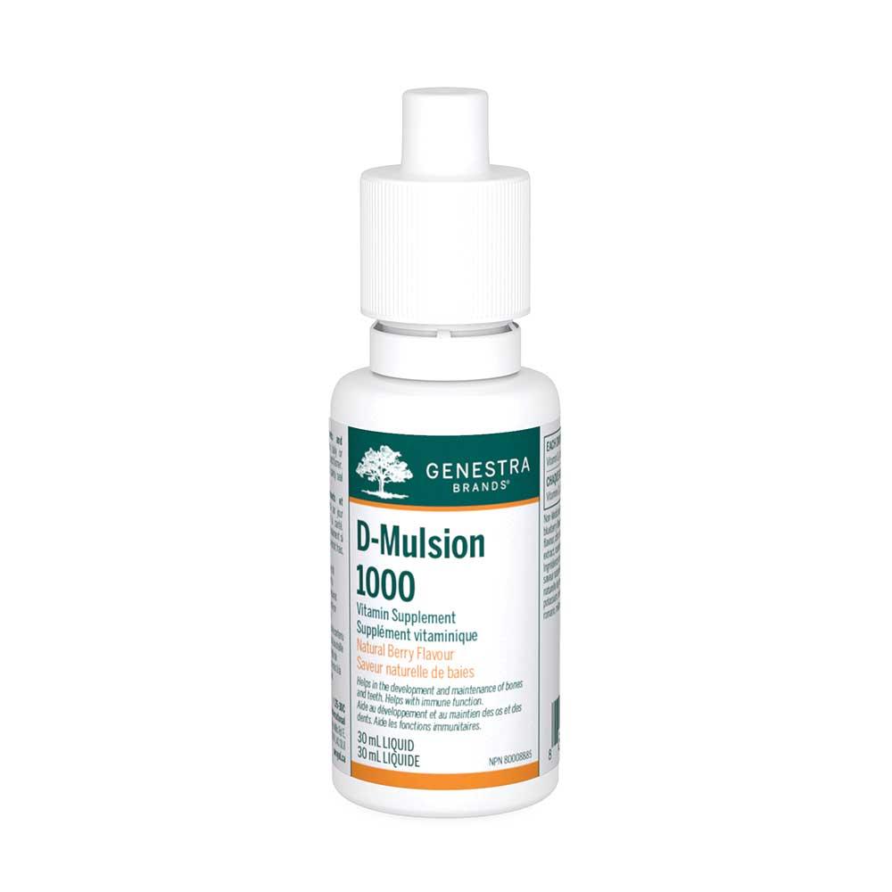 Genestra Brands D - Mulsion 1000 Berry 30ml - Nature's Source Inc
