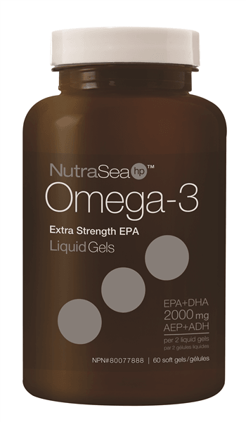 NutraSea HP Omega - 3 Extra Strength EPA 60 Softgels - Nature's Source Inc