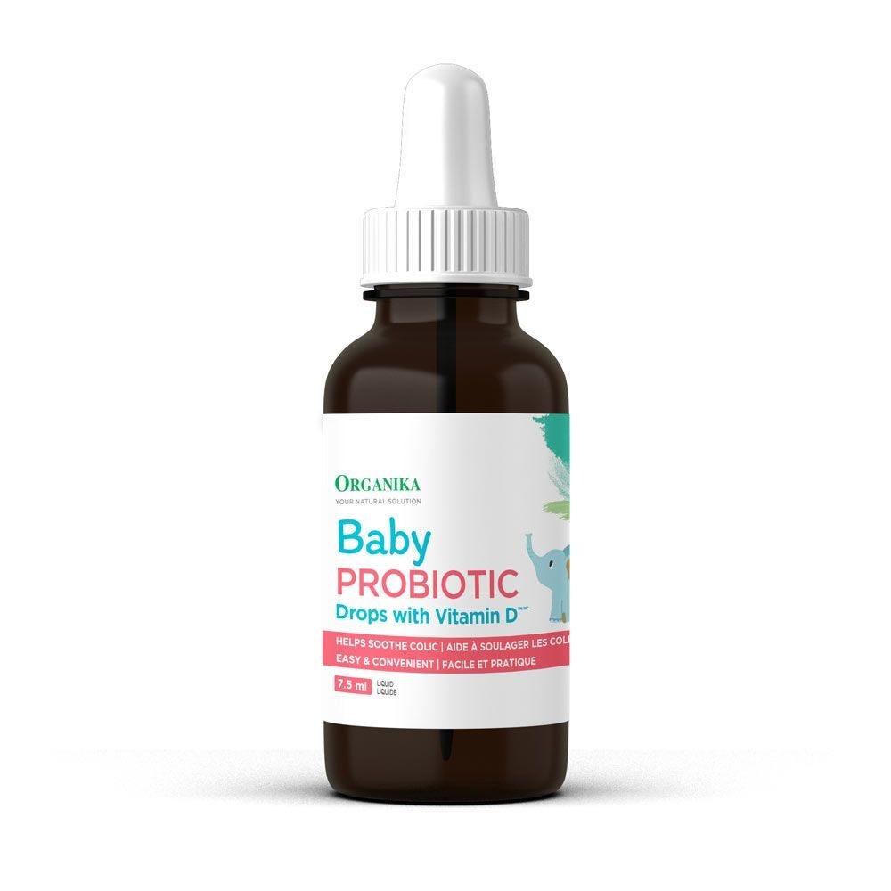 Organika Baby Probiotic Drops with Vitamin D - 7.5 ml - Nature's Source Inc