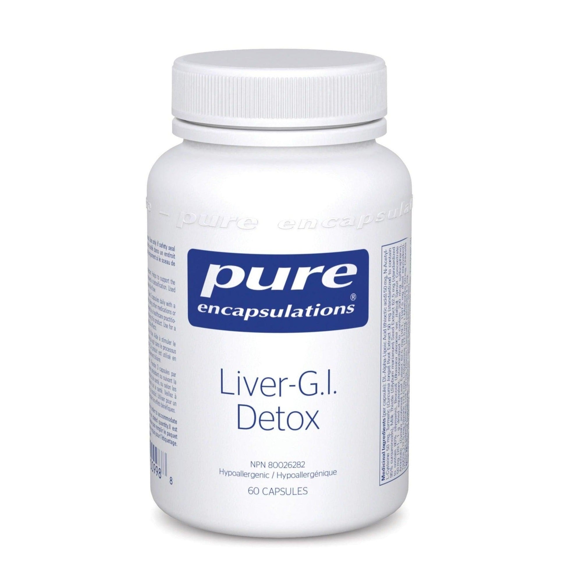 Pure Encapsulations Liver-G.I. Detox 60 Capsules
