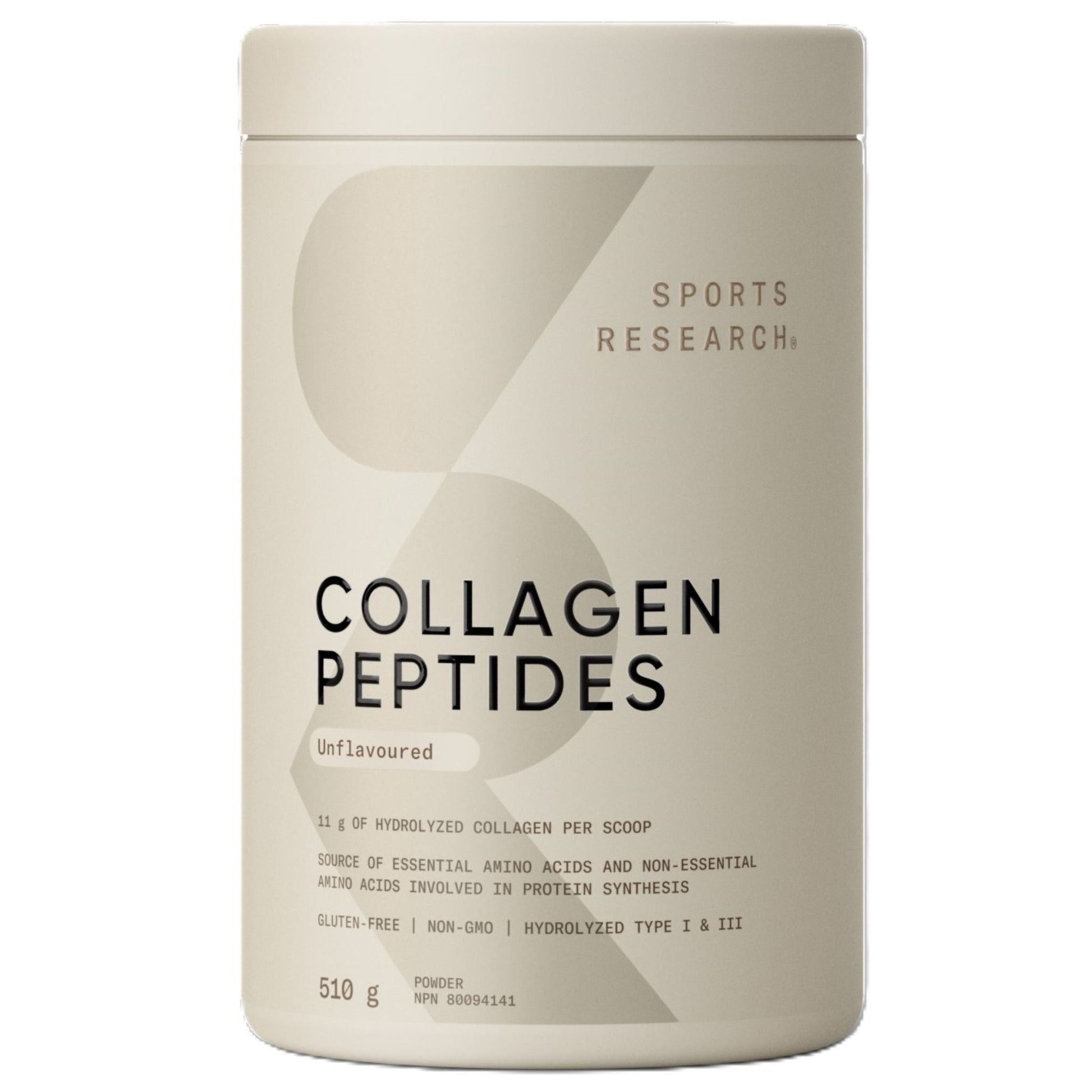 Sports Research Collagen Peptides Unflavoured 510g