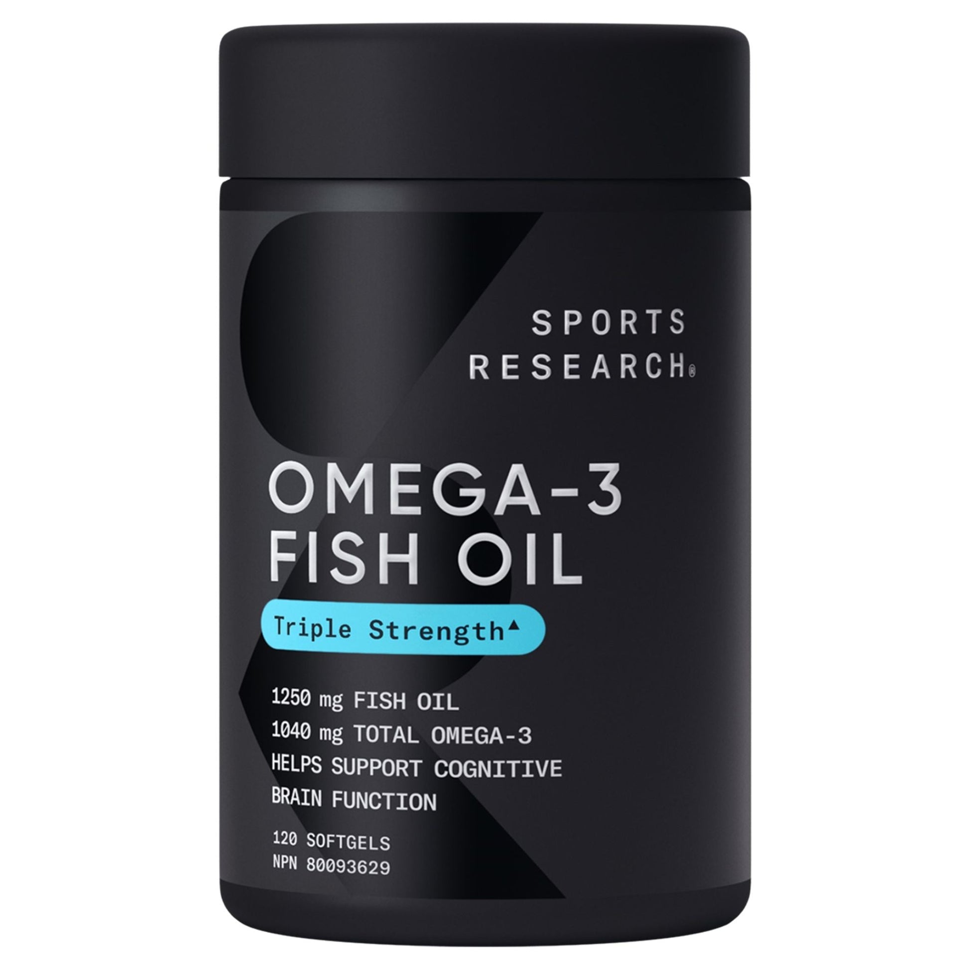 Sports Research Omega 3 Fish Oil 120 Softgels